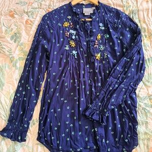 Anthropologie Vanessa Virginia Blouse Size 10